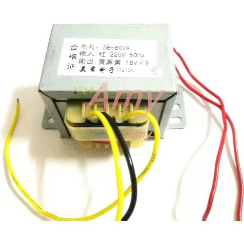 Power transformer 220V, double 18V, 60W, 18V*2, 2A AC 18V transformer