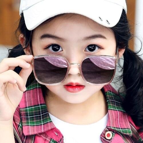 Vintage Kids fashion Sunglasses Boys Girls luxury brand high-end Sun Glasses Safety Glasses Gift Children Baby UV400 Eyewear