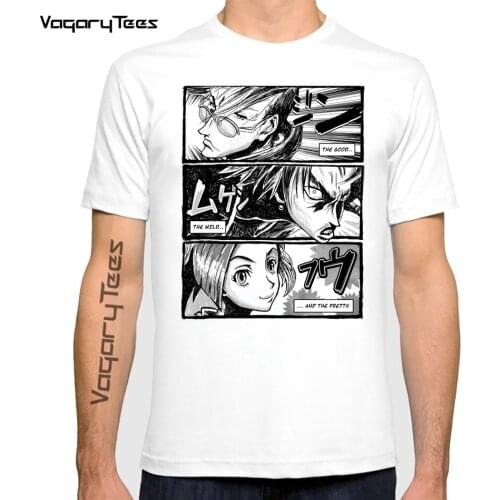 Japan manga Samurai Champloo funny anime tshirt men homme t shirt unisex streetwear The Good the Wild&the Pretty inspired design