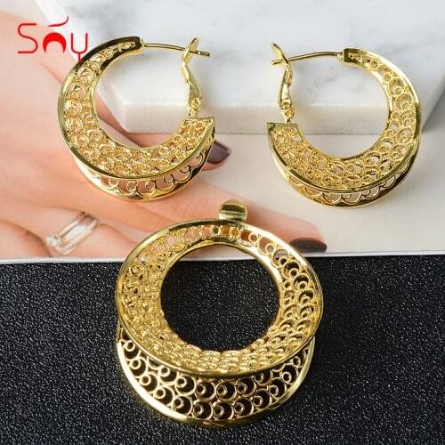 Sunny Jewelry Fashion Classic Copper Jewelry For Women Earrings Pendent Romantic Sets For Wedding Party Anniversary Gift Trendy