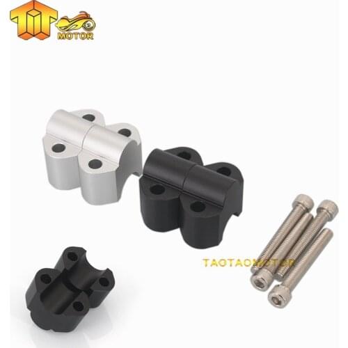 Motorcycle Handlebar Riser Handle Bar Raiser Clamp 40mm Up Backs for Kawasaki Versys 650 Versys650 KLE650 2013 2014 2015 2016