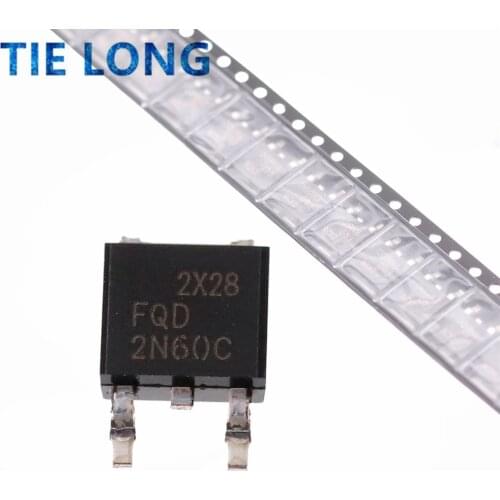 10pcs/lot FQD2N60CTM FQD2N60C 2N60C TO-252 In Stock