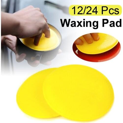 12/24pcs Waxing Polish Wax Foam Sponge Applicator Pads for Clean Cars In Stock Car Foam Sponge