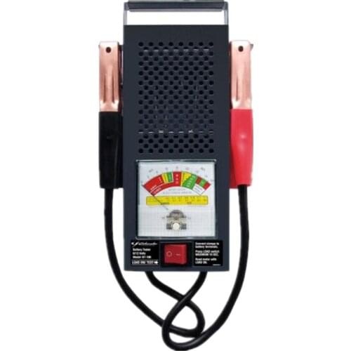 6V/12V Car Pointer Battery Load Tester 100 amp Battery Analyzer With Heavy Duty Insulated Copper Clips for Automotive Repair