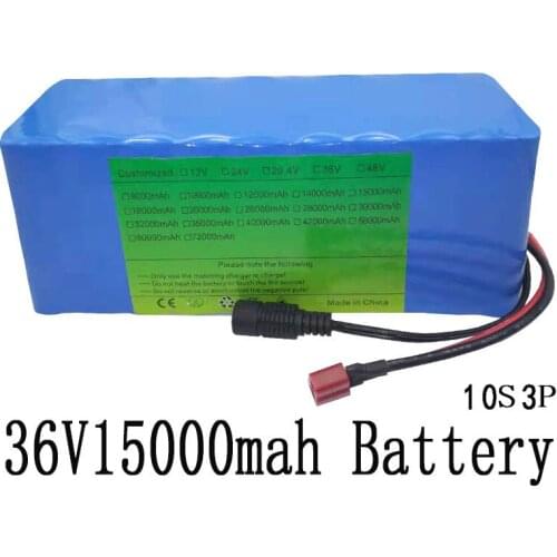36v 15Ah 250w To 350w 10s3p 18650 Battery, Power And Large Capacity For Car Motorcycle Scooter With 15 a BMS