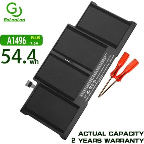 Golooloo Laptop Battery A1496 For Apple MacBook Air 13" A1466 2013/2014/2015 A1496 MD760LL/A MD761CH/A 7.6V 54.4Wh
