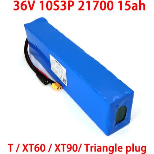Liitokala 36V 15Ah battery 21700 10S3P battery pack 500W high power batteries 42V 15000mAh Ebike electric bicycle BMS