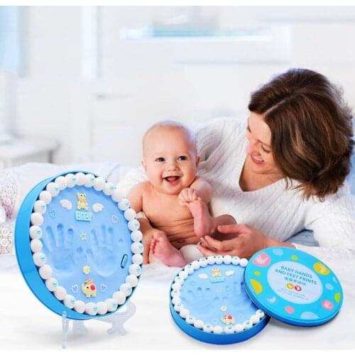 Baby Care Accessories Non-Toxic Footprint Kit Imprint Handprint Gift Newborn Souvenirs Ink Footmark Photo Infant Prints Toy
