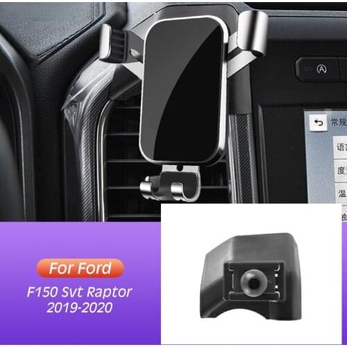 Car Mobile Phone Holder Clip For Ford F150 F-150 SVT Raptor Air Vent Mounts GPS Stand Gravity Navigation Bracket Car Accessories