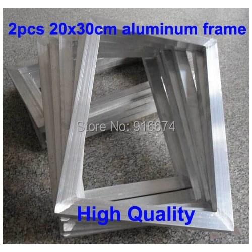 Free Shipping CHEAP 2pcs Silk Screen Printing Aluminum frame outside size 20x30CM