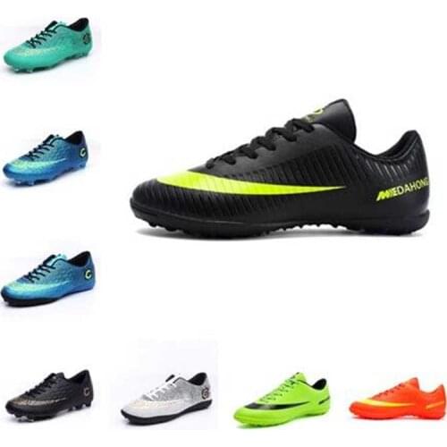 Brand Turf Indoor Men Soccer Cleats Kids Adult Boy Girl Training Football Boots Unisex Sport Sneakers Women Trainers Shoes