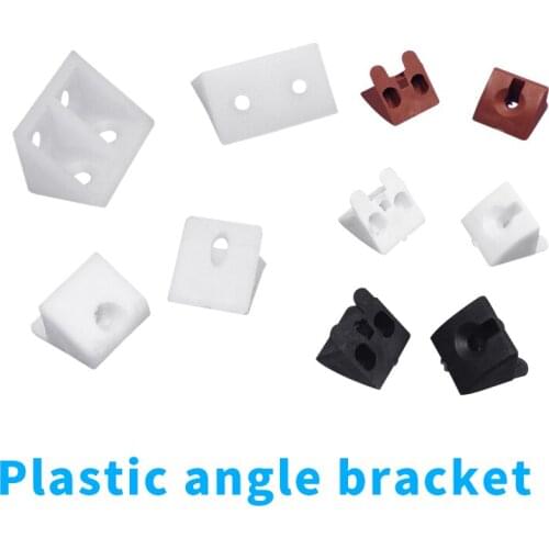 Household Hardware Plastic Angle Code 90 degrees right angle fixed furniture wardrobe floor plate bracket bracket bracket