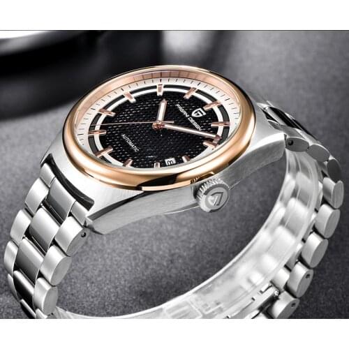 PAGANI DESIGN Brand Mens Luxury Mechanical Watches Male Calendar Fashion Stainless Steel Waterproof Military relojes hombre