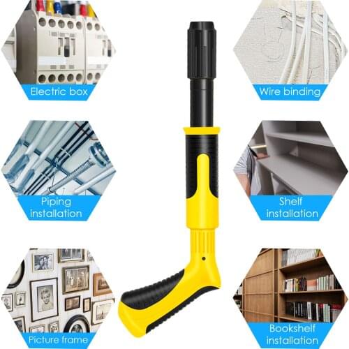 Electric Rivet Nut Gun Riveting Tool Cordless Riveting Drill Adaptor Insert Nut Tool Multifunction Nail Gun Auto Rivet