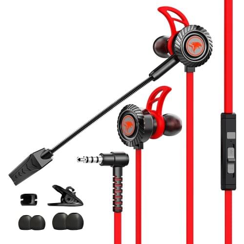 XMOWI RX1 Gaming Earphone 3.5mm PC Gaming Headset Computer Headphones In Ear Stereo Bass Noise Cancelling Earphone With Mic
