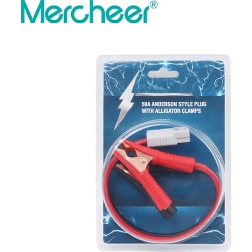 Individual Packing 50A 2 Pin Connector With Alligator Clip For Solar Panel and Solar Battery and Vehicle Accumulator