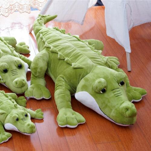 Simulation Crocodile Doll Children Plush Toy Lazy Sleeping Pillow Big Shark Doll Stuffed Animals