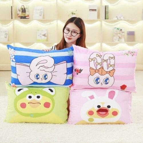 Creative STELLALOU rabbit DOCOMO parrot pillowcase single decorated cotton pillowcaseBody/Bedding Pillow Covers Sided Pillowcase