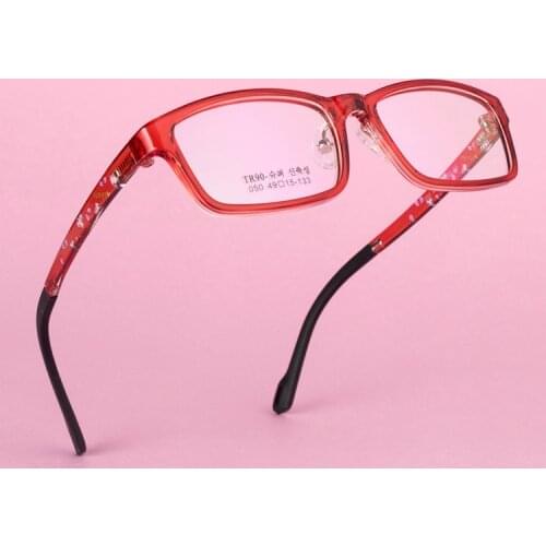 Childrens TR050 Spectacles Flexible TR90 Spectacle Frame Silicone Nasal Bracket Comfortable Student Frame Mens Spectacles