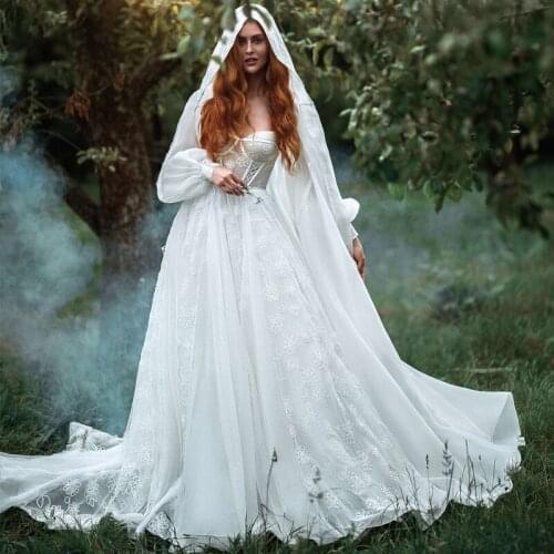 Eightree Strapless Wedding Dress Sexy Sweetheart Tulle A-Line Bridal Backless Sleeveless Wedding Evening Princess Prom Ball Gown