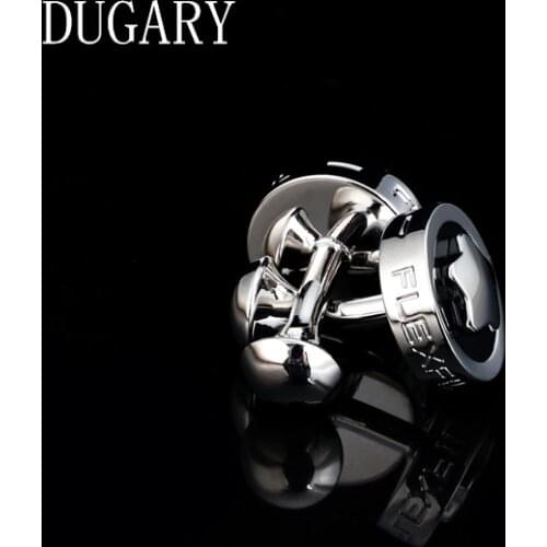 DUGARY Luxury shirt cufflinks for mens Brand cuff buttons cuff links High Quality round wedding abotoaduras Jewelry gemelos