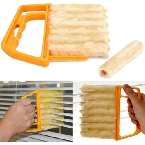 Microfiber Window Cleaning Brush Washable Air Conditioner Duster Cleaner Venetian Blind Brushes Cleaning Cloth
