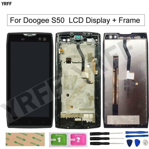 Touch Screen LCD Display For Doogee S50 LCD Display Touch Screen Digitizer Sensor Screen Assembly 5.7'' Mobile Tools