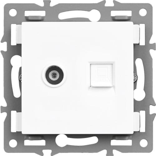 SRAN TV With Internet socket module accessories with iron plate and iron claw suitable for SRAN F series 82 panels Rj45 CAT5