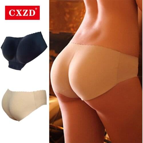 CXZD Women Shaper Padded Butt Lifter Panty Butt Hip Enhancer Fake Ass body Mid Waist Shaping Panties Breathable