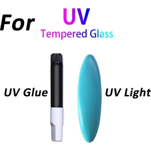 UV Glue And UV Light For UV Tempered Glass Special Use For All Mobile Phone Screen Protector 3D Full Coverage Protective Film