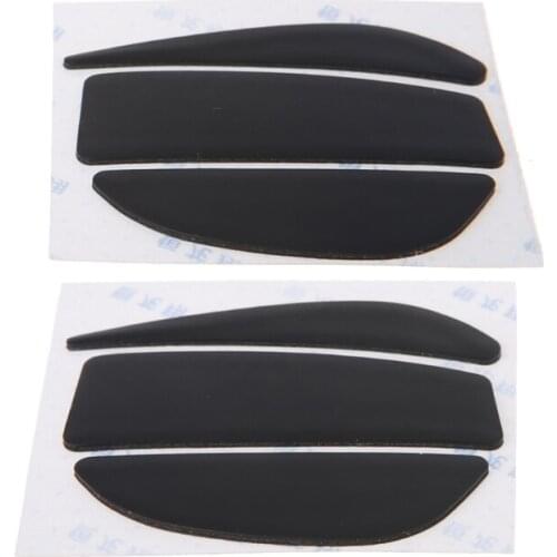2 Sets 0.6mm Thickness Replacement Mouse Feet Mouse Skates for Logitech G9 G9X