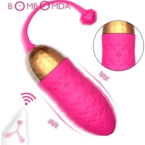 BOMBOMDA Panties Wireless Remote Control Vibrator Panty Vibrating Egg Wearable Dildo Vibrator G Spot Clitoris Sex toy for Women
