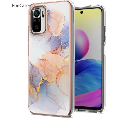 Support Wireless Charging TPU Phone Case For armor Redmi Note 10S Leather Covers sFor Xiaomi Redmi capinha Note 10 4G Hoesje