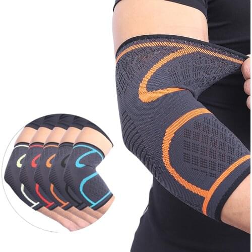 1PC Compression Elbow Support Pads Arm Sleeve Elbow Brace Elastic Brace Protector Outdoor Sports Arm Guard Sleeve