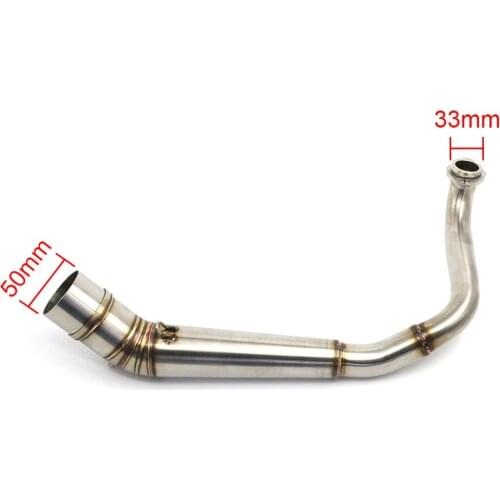 Motorcycle PCX150 Pcx125 For Honda PCX 125 PCX 150 2018 2019 17 Muffler Exhaust Pipe System Without Muffler Mid pipe