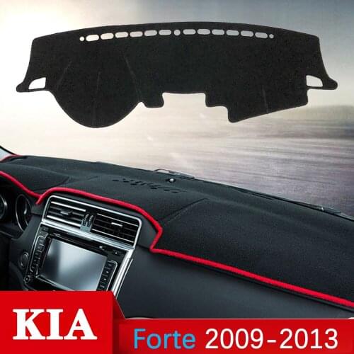 For KIA Forte 2009 2010 2011 2012 2013 TD Anti-Slip Mat Dashboard Cover Sunshade Dashmat Carpet Accessories Cerato Vivaro Koup