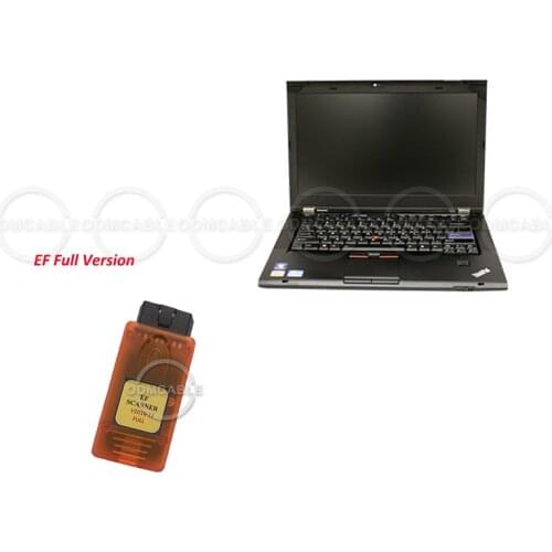 T420 laptop with EF SCANNER FULL keyprog module Coding module F-series mileage correction module E-series CAS1