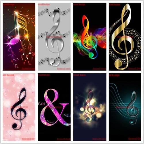 2020 new diamond painting 5d music note diamond embroidery full set music note paintings from diamonds art kit decoration home