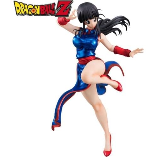 New 20cm Anime Dragon Ball Z GALS Series Adult Cheongsam Chichi Action Doll PVC Action Figure Model Doll Toys Gift Collection