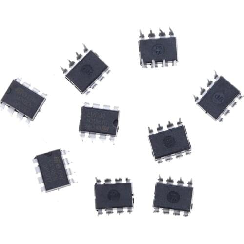10PCS UA741CN LM741 741 DIP-8IC Operational Amplifiers - Op Amps Dual Op Amp High Quality