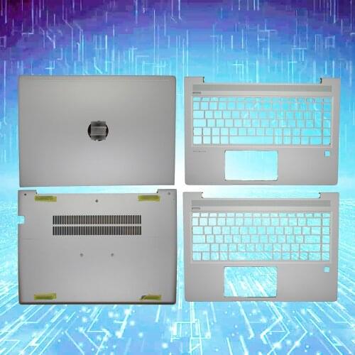 Original NEW For HP Probook 440 G6 445 G6 zhan 66 14 G2 Laptop LCD Back Lid Cover Top Case Palmrest Bottom Shell Silver Housing