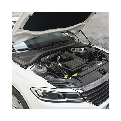 For Volkswagen Lavida 2018-2019 2x Front Hood Bonnet Modify carbon fiber Gas Struts Lift Support Gas spring Shock Damper