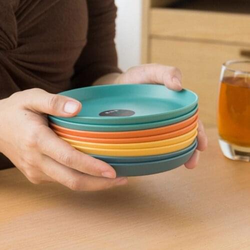 Plastic Snack Cake Dish Dining Table Garbage Storage Tray Photo Prop Spit Bone Dish Household 6 Inch Small Dish Pickle Dish