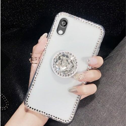 Simple And Stylish Phone Case With Diamonds For Huawei Honor 8S 10i 10 Lite 7X 7A Pro Y6 Prime 2018 Huawei P20 P30 P40 Lite Case