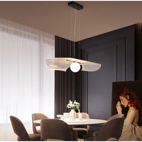 Modern Acrylic Lampshade Pendant Lights for Living Room Decoration Ceiling Chandelier Home Lighting Hanging LED Bedroom Lamp