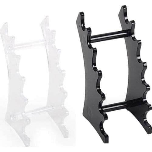 Pen Rack Transparent Black Home Office Stationery Makeup Tools Support Organizer Acrylic Home Accessories