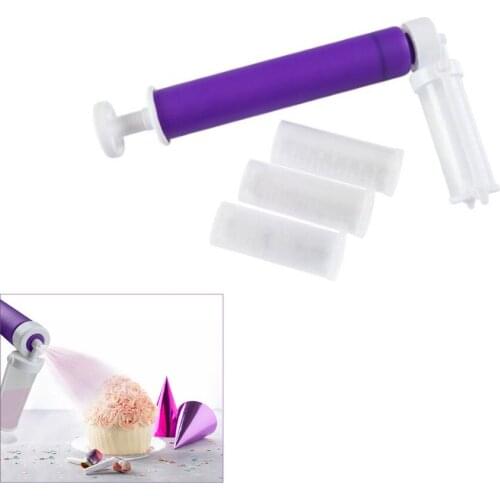 Cake Airbrush Duster Color Spray Pot ABS Useful Tool Manual Shader