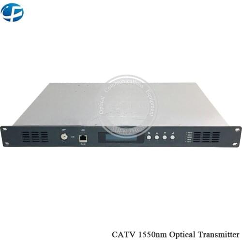 High quality CATV 1550nm 2mW 10mW Optical Transmitter, Direct light intensity modulation SC/APC connector