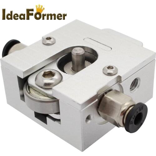 Ideaformer 3D printer parts DIY Reprap Bulldog All-metal Extruder For 1.75/3.0mm Compatible J-head MK8 Extruder Remote Proximity