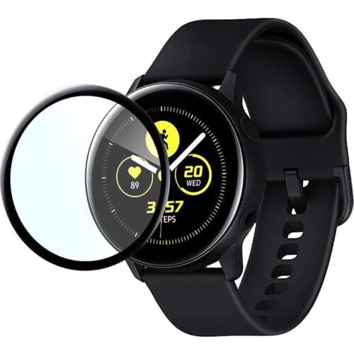 Full Screen Protector glass for Samsung Galaxy Watch Active 2 40mm 44mm 42mm 46mm S2/S3 frontier HD Anti-Bubble film